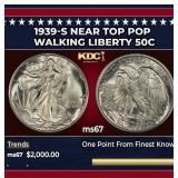 10x 1957 $1 Blue Seal Silver Certificates Grades A