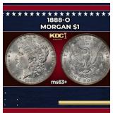 1888-o Morgan Dollar $1 Grades ms63+
