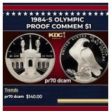 1984-s Olympic Proof Modern Commem Dollar $1 pr70