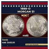 1888-o Morgan Dollar $1 Grades ms65
