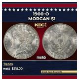 1900-o Morgan Dollar $1 Grades ms65