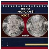 1881-o Morgan Dollar $1 Grades ms62+