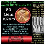 1776-1976-p Washington Quarter Near Top Pop 25c ms