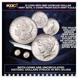 1924-p Peace Dollar Near Top Pop $1 ms67 SEGS