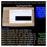 Original sealed box of 5x 1990 United States Mint