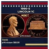 1964-2022 6 Coin Washington Quarter Type Set Uncir