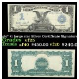 1899 $1 large size Silver Certificate "Black Eagle