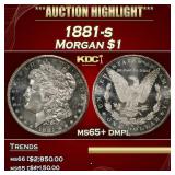 1881-s Morgan Dollar $1 ms65+ dmpl SEGS