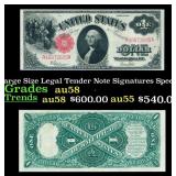 1917 $1 Large Size Legal Tender Note Grades Choice
