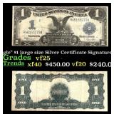 1899 $1 large size Silver Certificate "Black Eagle