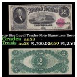 1880 $2 Large Size Legal Tender Note Grades Select