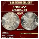 1885-cc Morgan Dollar $1 ms66+ SEGS