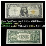 1935A $1 Silver Certificate North Africa WWII Emer