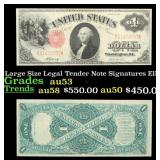 1917 $1 Large Size Legal Tender Note Grades Select