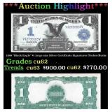 1899 $1 large size Silver Certificate "Black Eagle