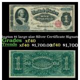 1886 $1 large size Silver Certificate Martha Washi