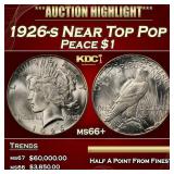 1926-s Peace Dollar Near Top Pop $1 ms66+ SEGS