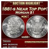 1881-s Morgan Dollar Near Top Pop! $1 ms68+ SEGS