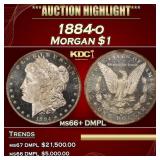 1884-o Morgan Dollar $1 ms66+ DMPL SEGS