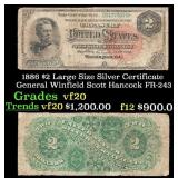 1886 $2 Large Size Silver Certificate General Winf