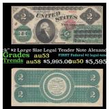 1862 $2 Large Size Legal Tender Note "Greenback" A