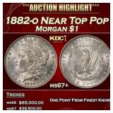 1882-o Morgan Dollar Near Top Pop $1 ms67+ SEGS