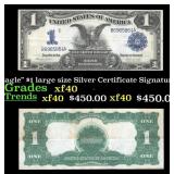 1899 $1 large size Silver Certificate "Black Eagle