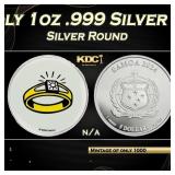 2024 Luxury Tax Monopoly 1oz .999 Silver Round Col