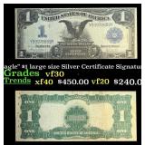 1899 $1 large size Silver Certificate "Black Eagle