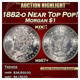 1882-o Morgan Dollar Near Top Pop! $1 ms67+ SEGS