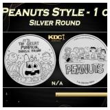 Great Pumpkin Peanuts Style - 1 oz Silver Round Ro