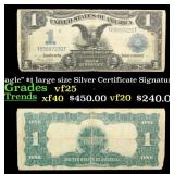 1899 $1 large size Silver Certificate "Black Eagle
