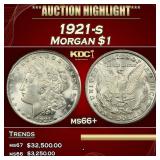 1921-s Morgan Dollar $1 ms66+ SEGS