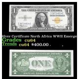1935A $1 Silver Certificate North Africa WWII Emer