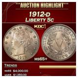1912-d Liberty Nickel 5c ms65+ SEGS