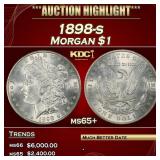 1898-s Morgan Dollar $1 ms65+ SEGS