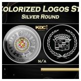 Cadillac 1906 & 1963 Colorized Logos Style - 1 oz