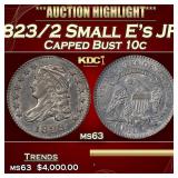 1823/2 Capped Bust Dime Small E