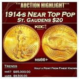 1914-s Gold St. Gaudens Double Eagle Near Top Pop