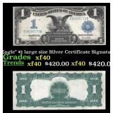 1899 $1 large size Silver Certificate "Black Eagle