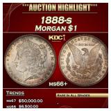 1888-s Morgan Dollar $1 ms66+ SEGS