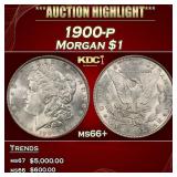 1900-p Morgan Dollar $1 ms66+ SEGS