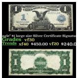 1899 $1 large size Silver Certificate "Black Eagle