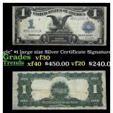 1899 $1 large size Silver Certificate "Black Eagle