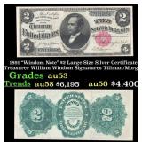 1891 $2 Large Size Silver Certificate "Windom Note