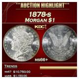 1878-s Morgan Dollar $1 ms66+ SEGS