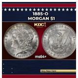 1885-o Morgan Dollar $1 Grades ms64+