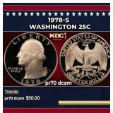 1978-s Proof Washington Quarter 25c pr70 dcam SEGS