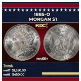 1885-o Morgan Dollar $1 ms66+ SEGS