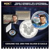 John F Kennedy JFK Centennial 2017 1oz Silver Eagl
